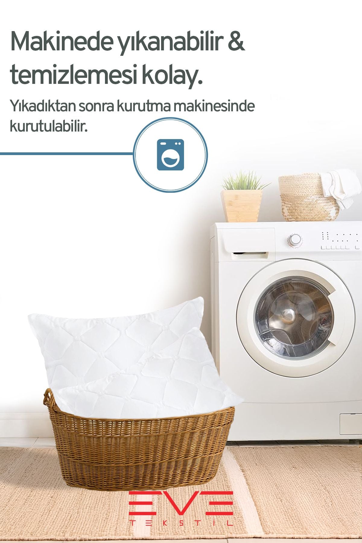 6 Adet Diamond Plus Kapitone Yastık 50*70 Cm 800 gr