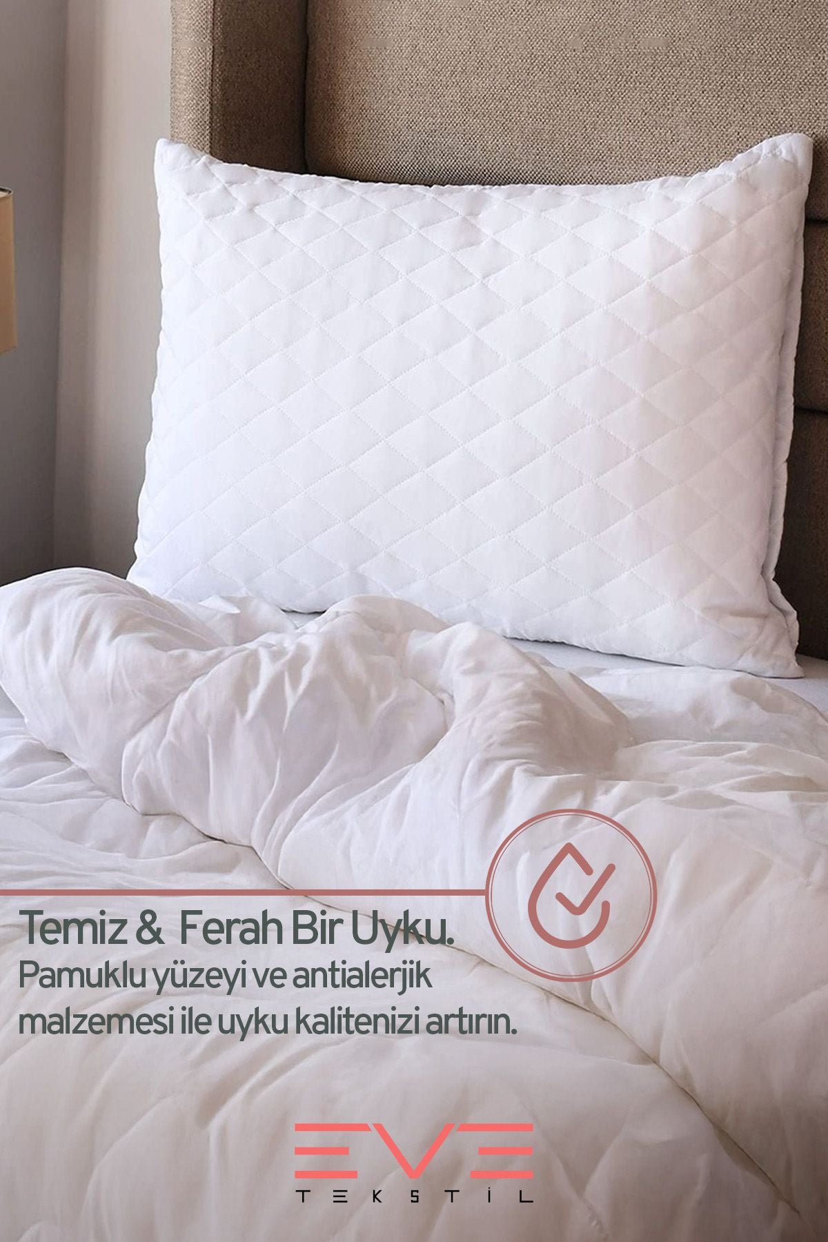 8 Adet Diamond Kalite Kapitone Yastık 50*70 Cm 800 gr