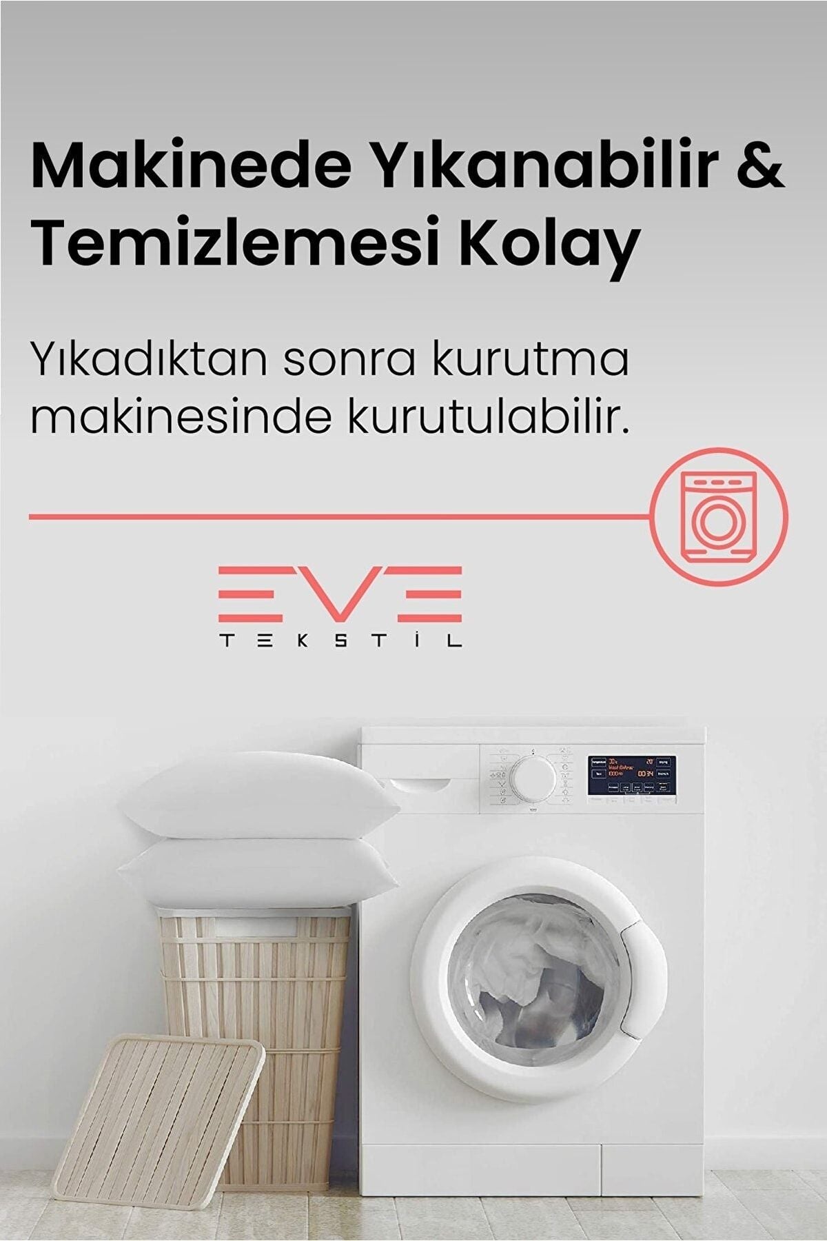 8 Adet Pollycotton Kılıflı Silikon Yastık 50 X 70 Cm 900 gr