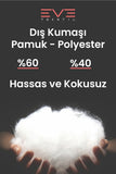8 Adet Pollycotton Kılıflı Silikon Yastık 50 X 70 Cm 900 gr