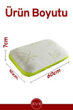 Bamboo Aura Fresh Green Ortopedik Visco Yastık