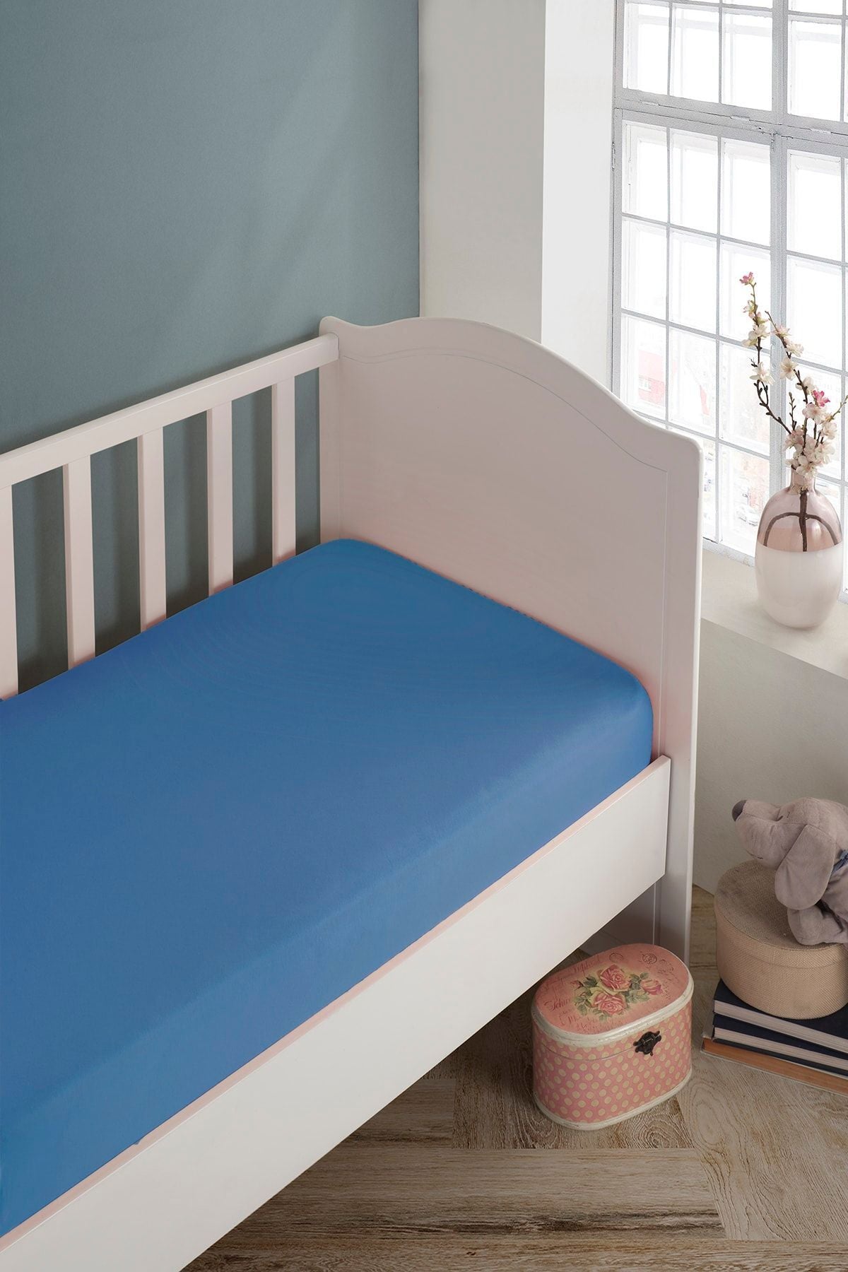 Bebek - Çocuk Organik Pamuk Lastikli Penye Çarşaf 60x120 - 70x140 Uyumlu