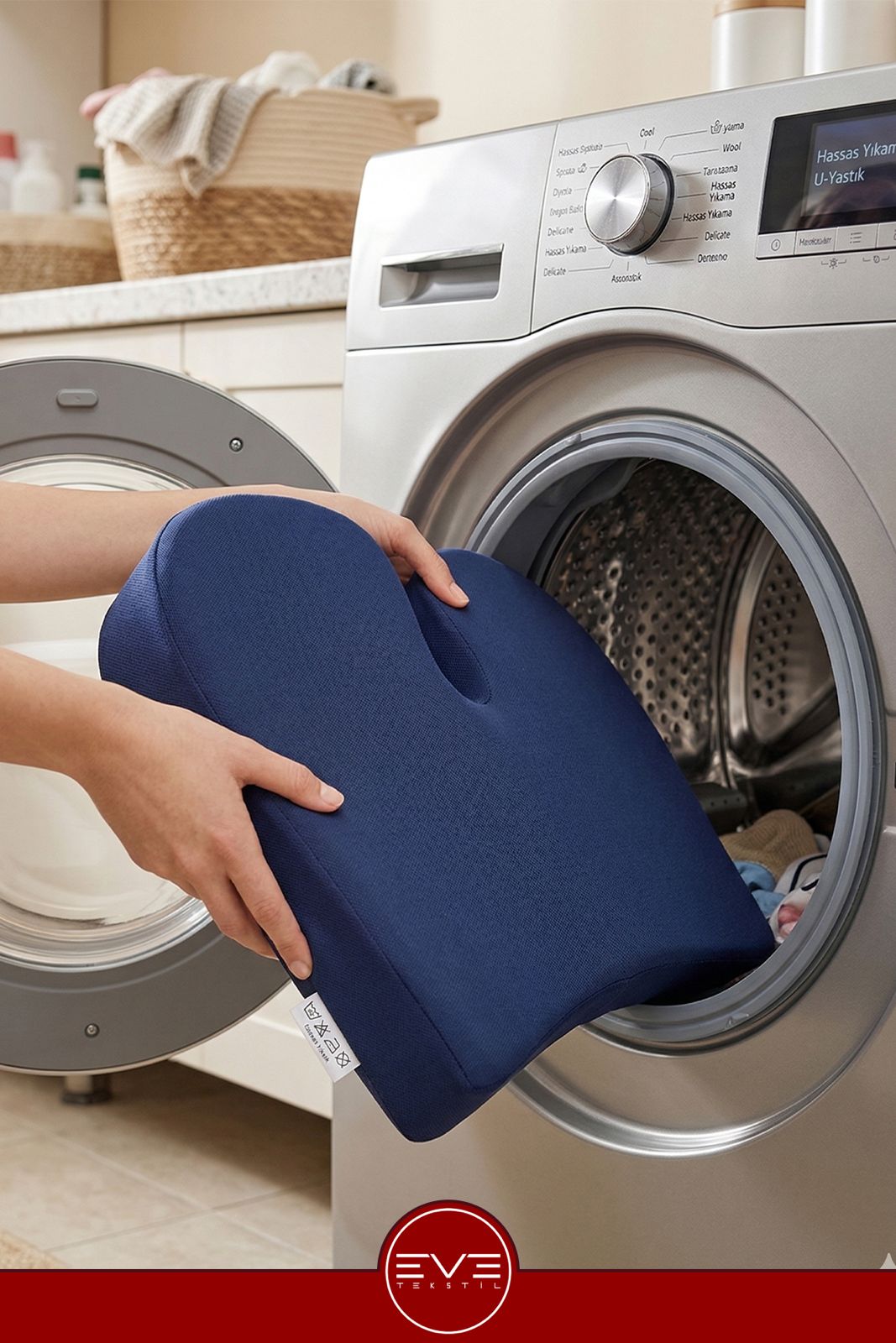 Coxy Ortopedik Visco Oturma Minderi – Koksiks Destekli, Bel ve Kuyruk Sokumu Ağrıları İçin Ergonomik
