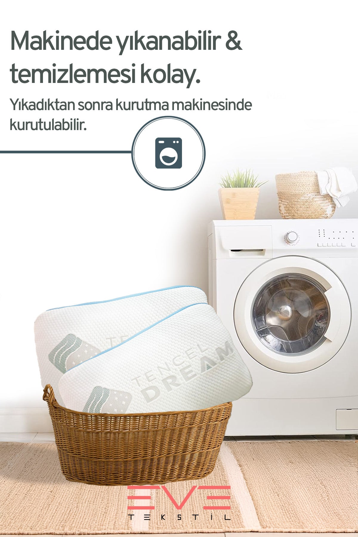 Air File Kumaşlı Visco Dream Hava Alabilen Ortopedik Yastık
