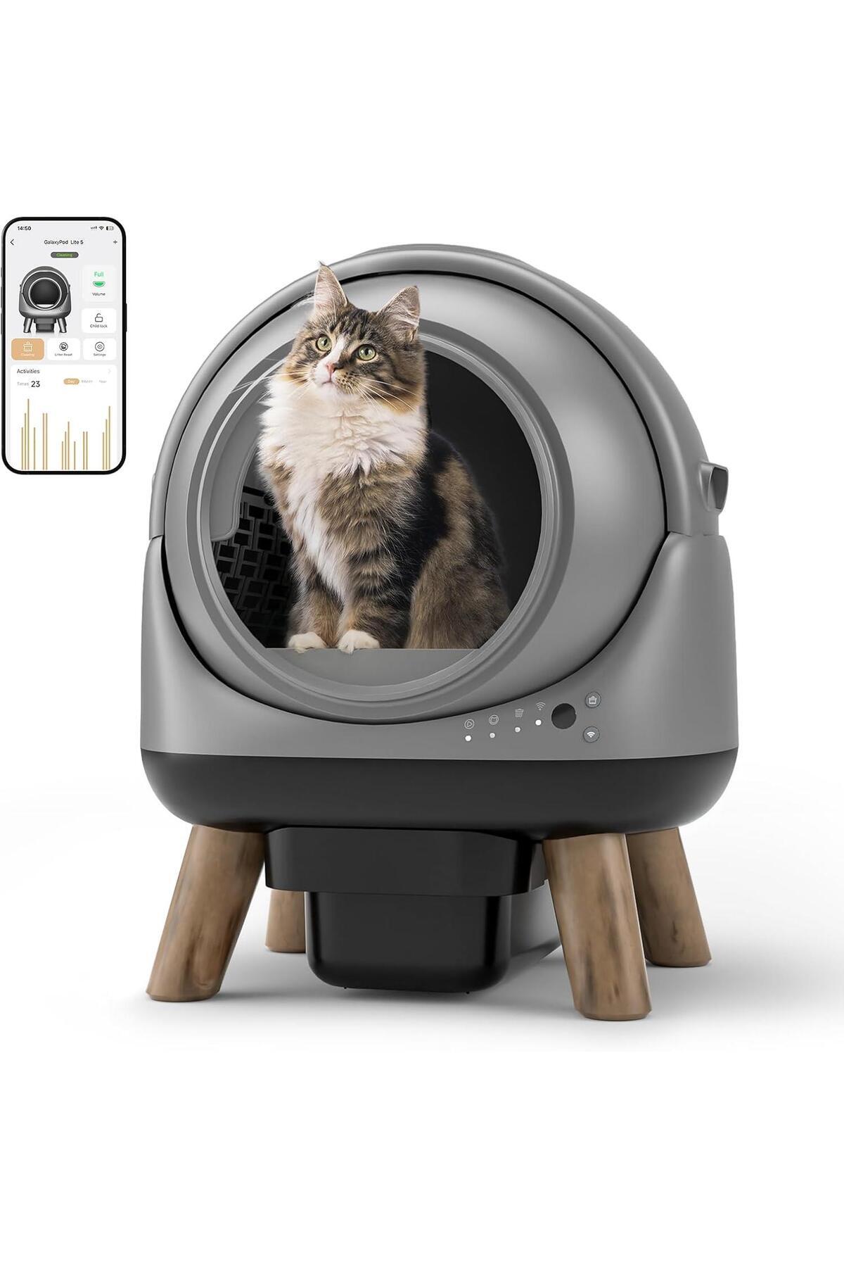 Els Pet ProClean Otomatik Koku ve Sızıntı Kontrollü Akıllı Kedi Tuvaleti