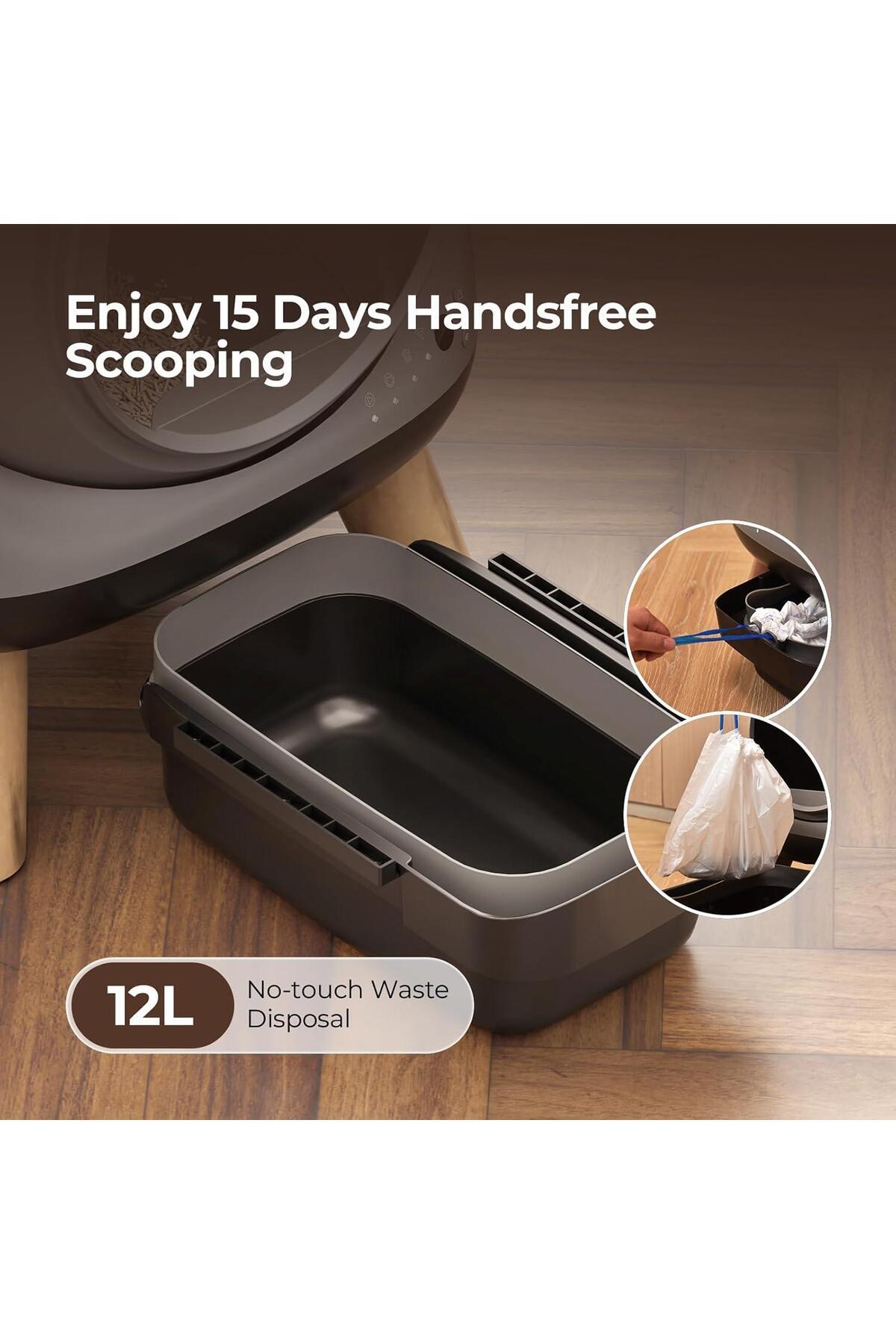 Els Pet ProClean Otomatik Koku ve Sızıntı Kontrollü Akıllı Kedi Tuvaleti