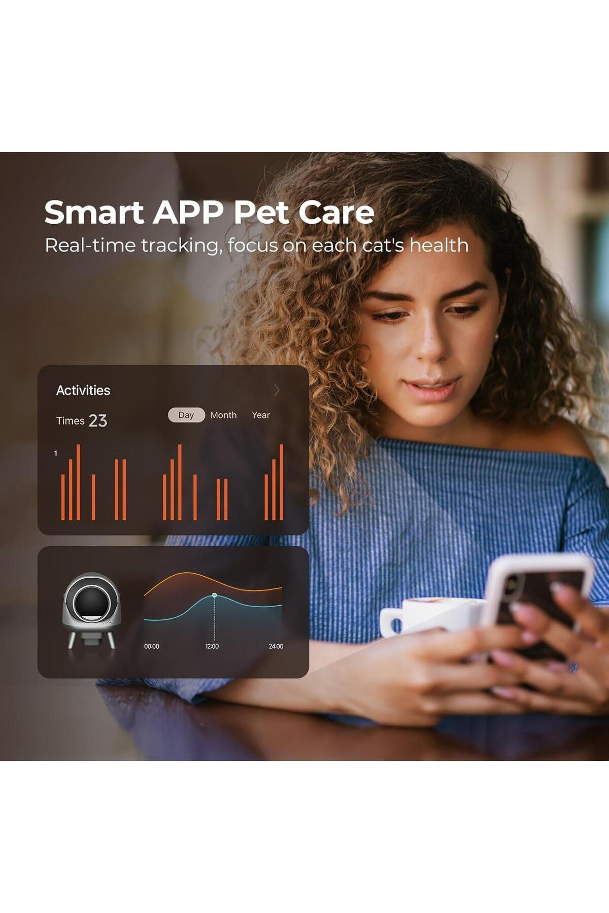 Els Pet ProClean Otomatik Koku ve Sızıntı Kontrollü Akıllı Kedi Tuvaleti