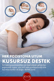 Frozone Soğuk Kumaş Yüz Üstü Yatma Yastığı | Ortopedik Visco, Terletmeyen Ergonomik Uyku Yastığı