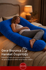 HAMİLE VE EMZİRME YASTIĞI MAVİ