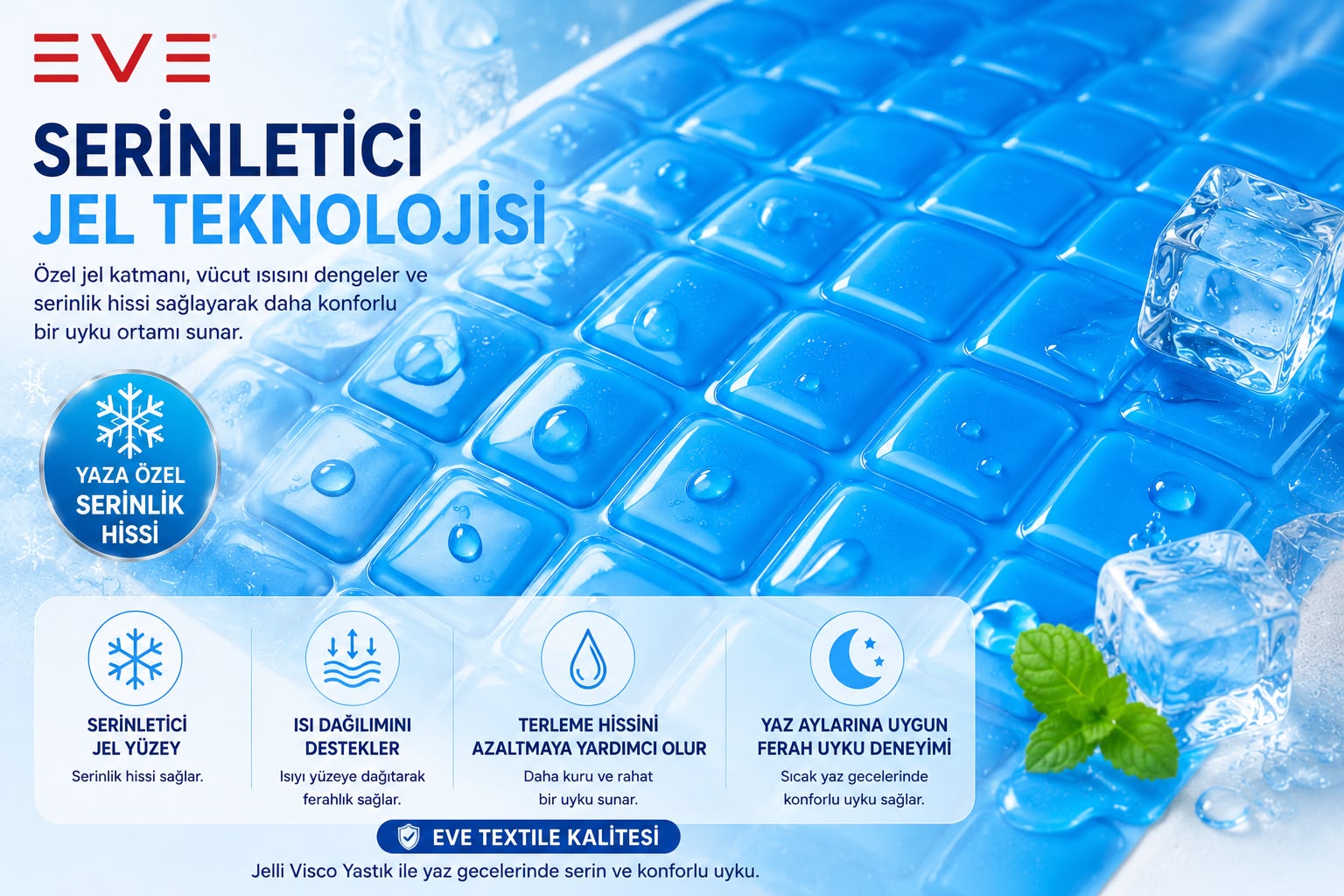 JELLİ VİSCO ORTOPEDİK YASTIK