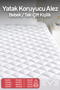 Kapitone Fitted Yatak Koruyucu Alez Tek Ve Çift Kişilik Kapitoneli Microfiber Yatak Alezi