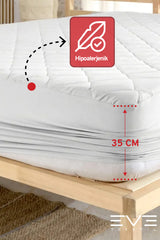Kapitone Fitted Yatak Koruyucu Alez Tek Ve Çift Kişilik Kapitoneli Microfiber Yatak Alezi