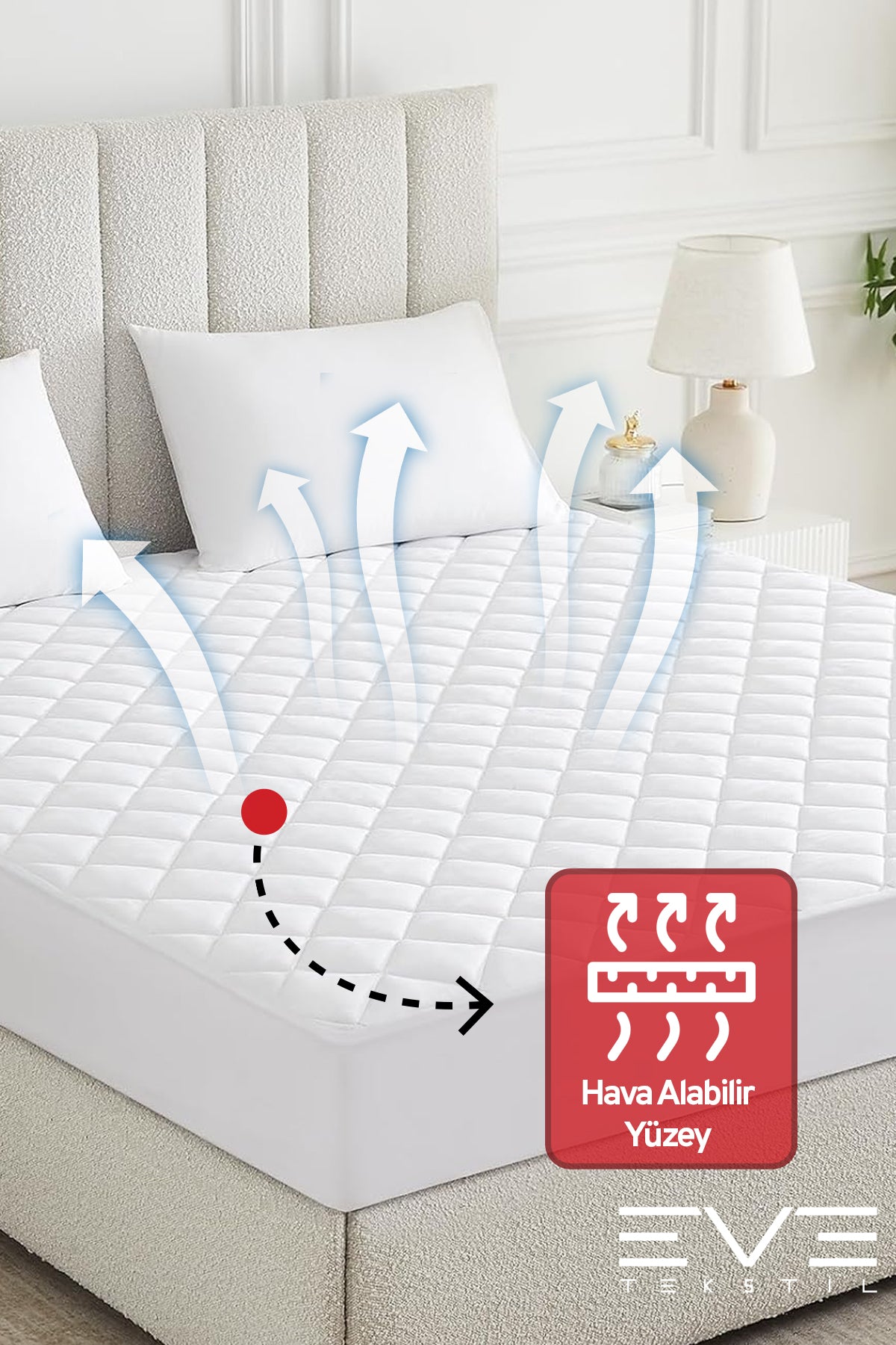 Kapitone Fitted Yatak Koruyucu Alez Tek Ve Çift Kişilik Kapitoneli Microfiber Yatak Alezi
