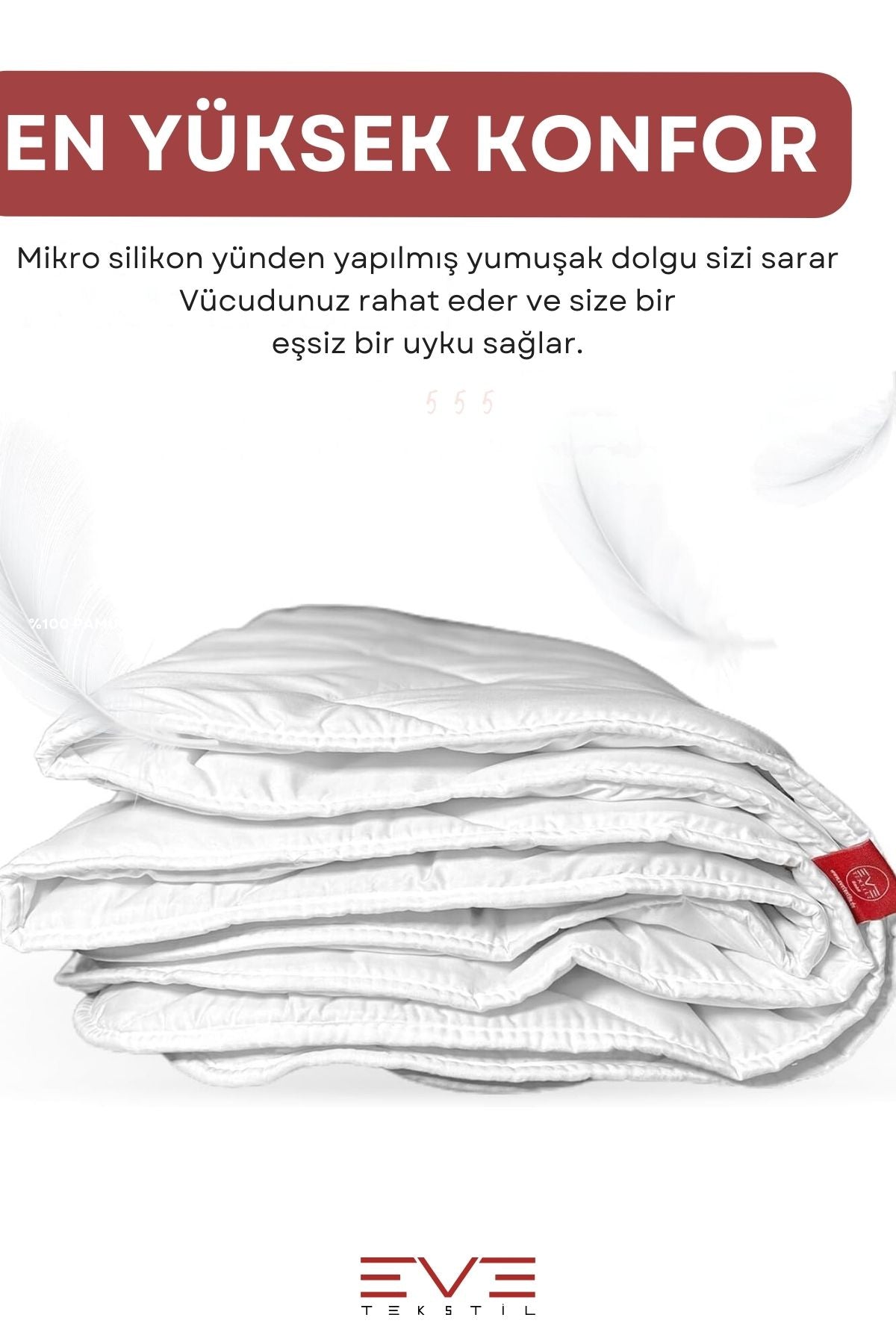 Kapitone Yüksek Kaliteli 4 Mevsim Kullanılabilir Microfiber Soft Tek Kişilik Antialerjik Yorgan