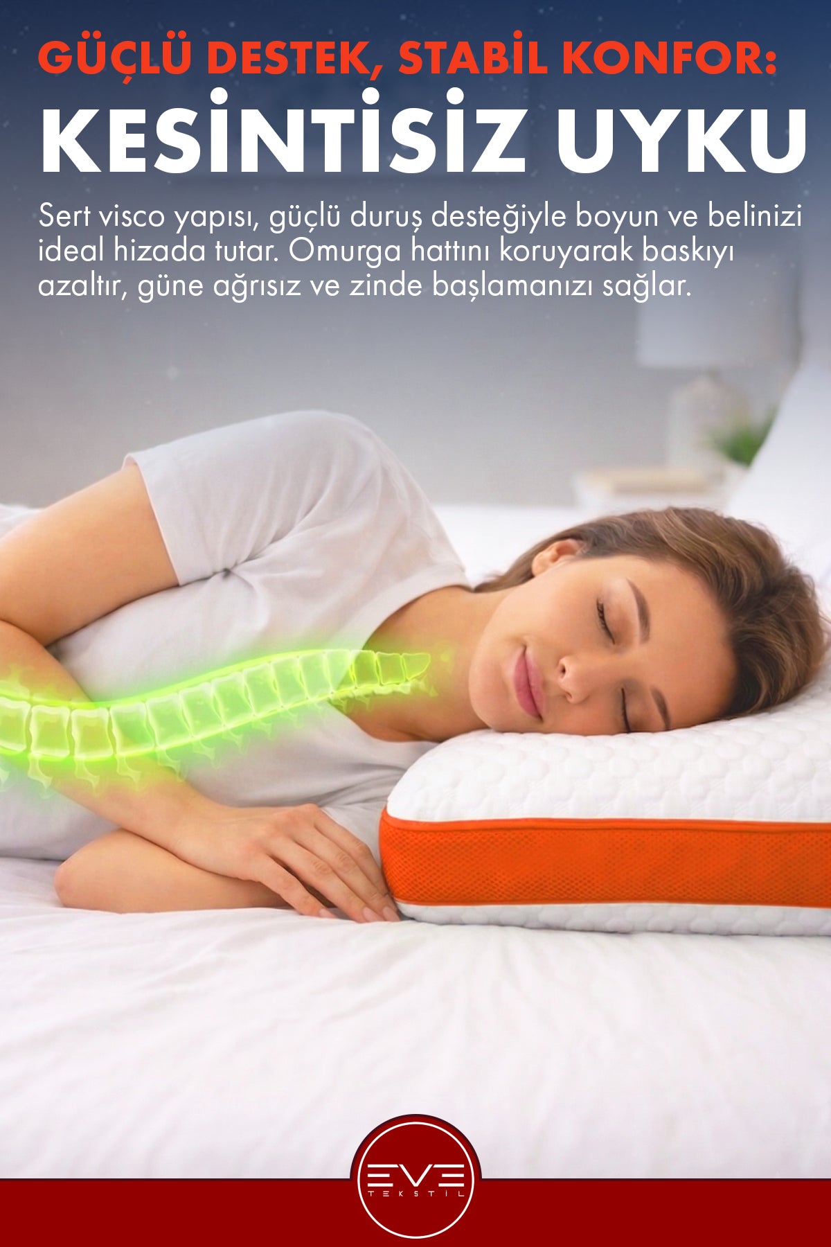 MARS UZAY SERİSİ SERT VİSCO YASTIK