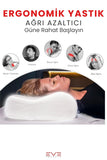 Mega Boy Ortopetik Visco Yastık Boyun Destekli & Bel Ağrısı İçin Hipoalerjik 60x40 Cm Visco Yastık