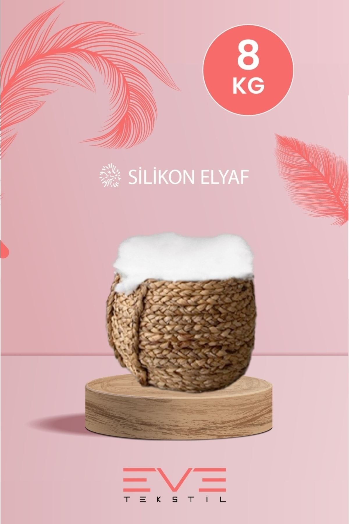 Silikon Elyaf %100 Silikonlu 2 - 5 - 8 - 10 Kg Seçenekleri Ile