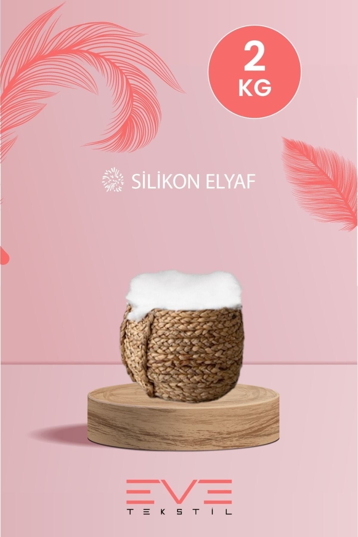 Silikon Elyaf %100 Silikonlu 2 - 5 - 8 - 10 Kg Seçenekleri Ile