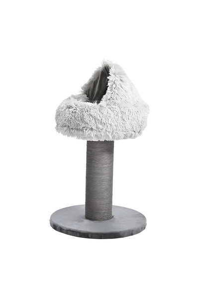 Sofia Yataklı Kedi Tırmalama Tahtası – 49 × 49 × 58 cm – Yatak + Tırmalama + Oyun Alanı