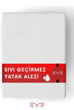 Su Sıvı Geçirmez Su Emmez Terletmez Yatak Koruyucu Alezi Mikro Yatak Koruyucu %100 Pamuk Alez Fitted