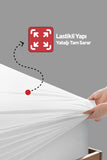Fitted Pamuklu Bebek / Tek / Çift Kişilik Sıvı Geçirmez Yatak Koruyucu Lastikli Çarşaf Alez