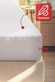 Fitted Pamuklu Bebek / Tek / Çift Kişilik Sıvı Geçirmez Yatak Koruyucu Lastikli Çarşaf Alez