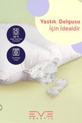 Yastık Yorgan Oyuncak Dolum Malzemesi Antialerjik Yapışmaz 1.Kalite %100 Temiz Boncuk Elyaf 10 Kg